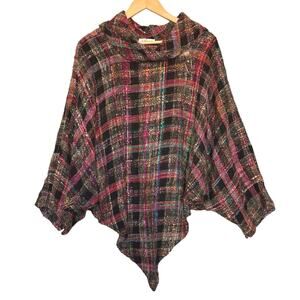 Allie Coosh Handwoven Oversized Poncho Sweater